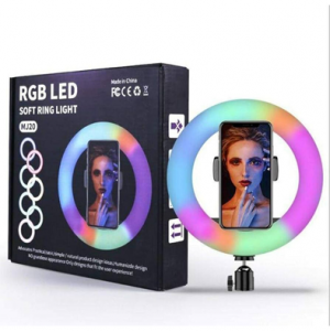 رينج لايت الوان مقاس RING LIGHT RGB MJ26