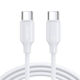 كابل تايب سي JOYROOM TYPE-C TO TYPE-C PD S-CC060A9 ( ضمان 6 شهور ) كابل تايب سي JOYROOM TYPE-C TO TYPE-C PD S-CC060A9 ( ضمان 6 شهور )