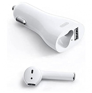 ايربودز + شاحن سيارة جوي روم JOYROOM JR-CP1 ايربودز + شاحن سيارة جوي روم JOYROOM JR-CP1