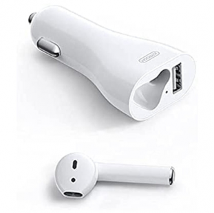 ايربودز + شاحن سيارة جوي روم JOYROOM JR-CP1 ايربودز + شاحن سيارة جوي روم JOYROOM JR-CP1
