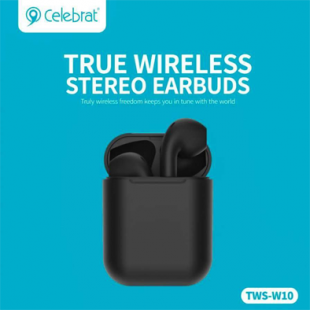 ايربودز Celebrat TWS-W10 (ضمان 6 شهور)