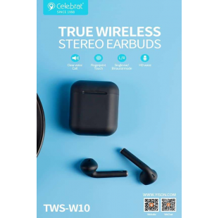 ايربودز Celebrat TWS-W10 (ضمان 6 شهور)