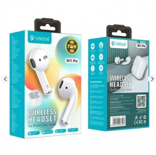 ايربودز Celebrat W11 Pro (ضمان 6 شهور)